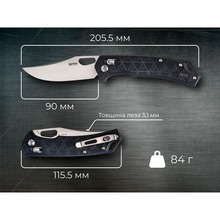 Нож складной SRM Retriever Black (9201-PB) Нож складной SRM Retriever Black (9201-PB)