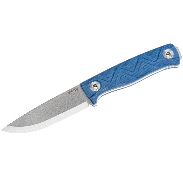 Нож SRM с чехлом Blue (702T-ME) Нож SRM с чехлом Blue (702T-ME) Материал лезвия сталь Sandvik 14C28N