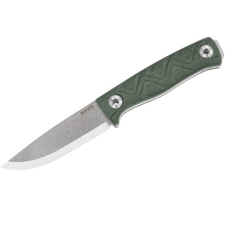 Нож SRM с чехлом Green (702T-MP) Нож SRM с чехлом Green (702T-MP) Материал лезвия сталь Sandvik 14C28N