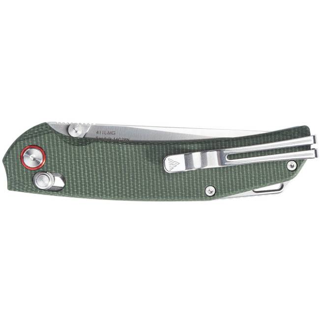Нож SRM Asika 411L-MG Green Нож SRM Asika 411L-MG Green Материал лезвия сталь Sandvik 14C28N