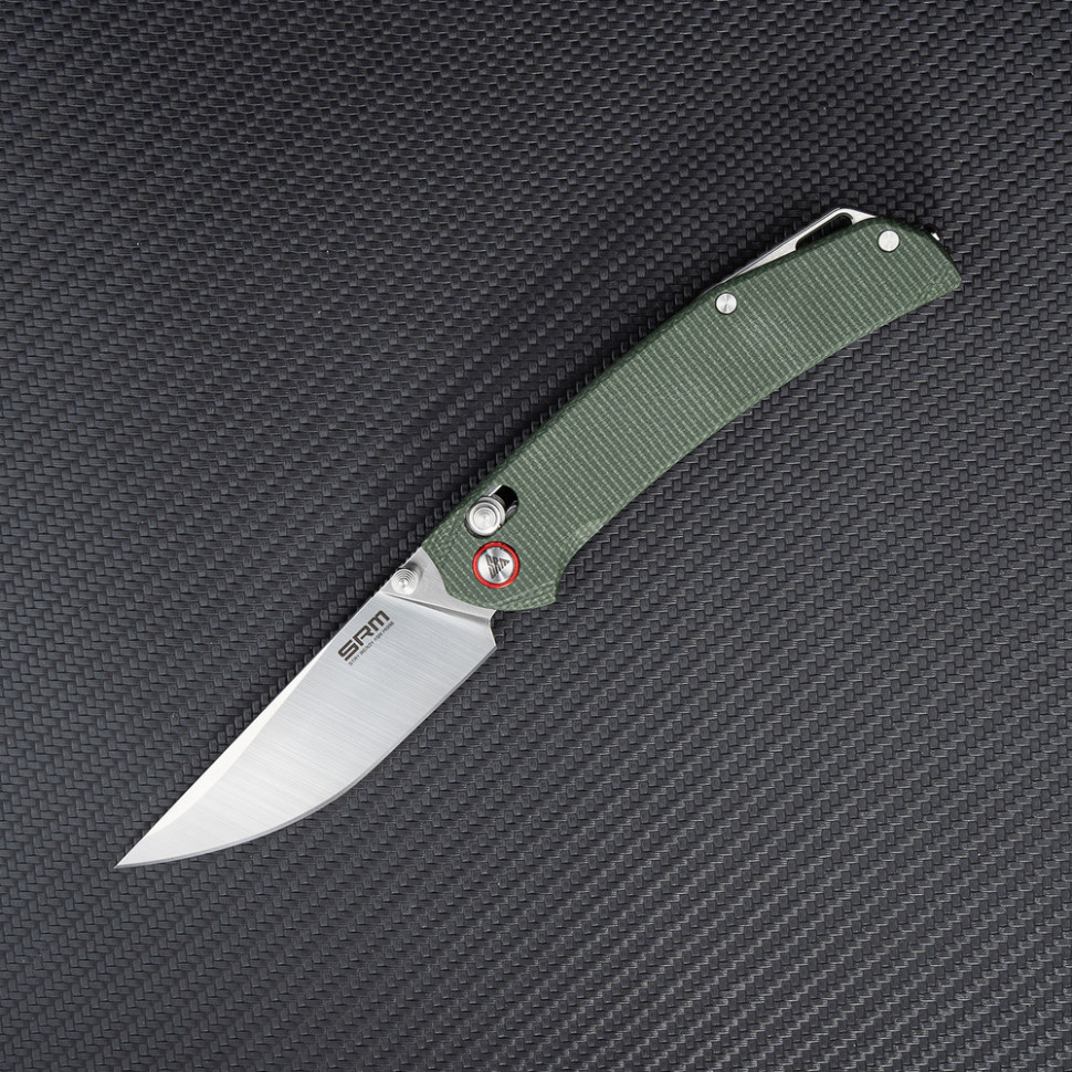Нож SRM Asika 411L-MG Green Нож SRM Asika 411L-MG Green Тип стали 14C28N