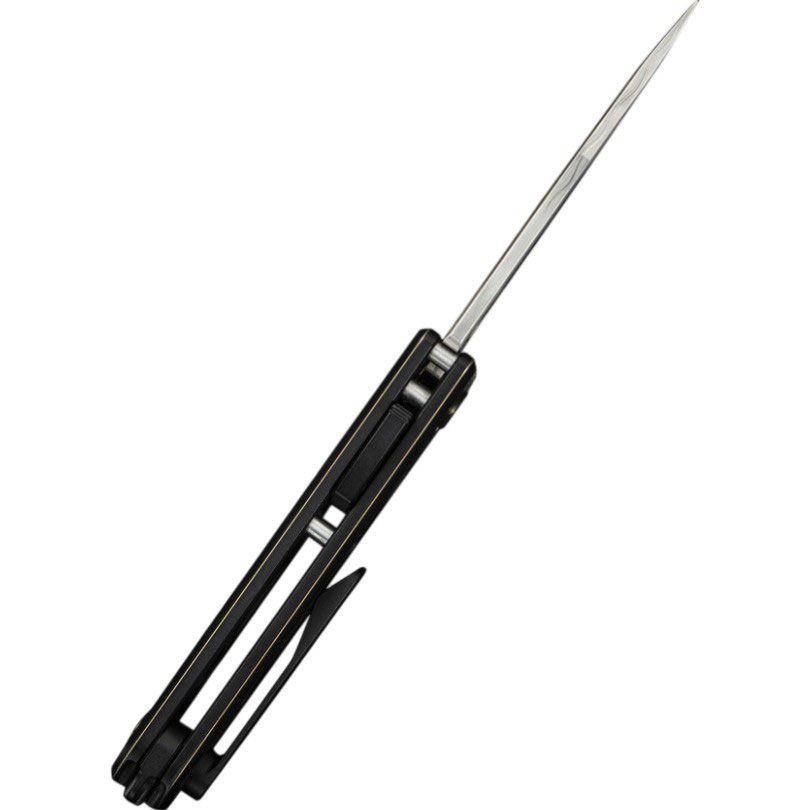 Нож складной WEKNIFE Tyro WE24001-DS1 Дополнительно дизайнер Snecx Tan; профиль клинка – Drop Point; тип заточки – прямой; открывается с помощью отверстия в клинке; осевой узел с керамическими подшипниками для плавного движения лезвия; замок SuperLock