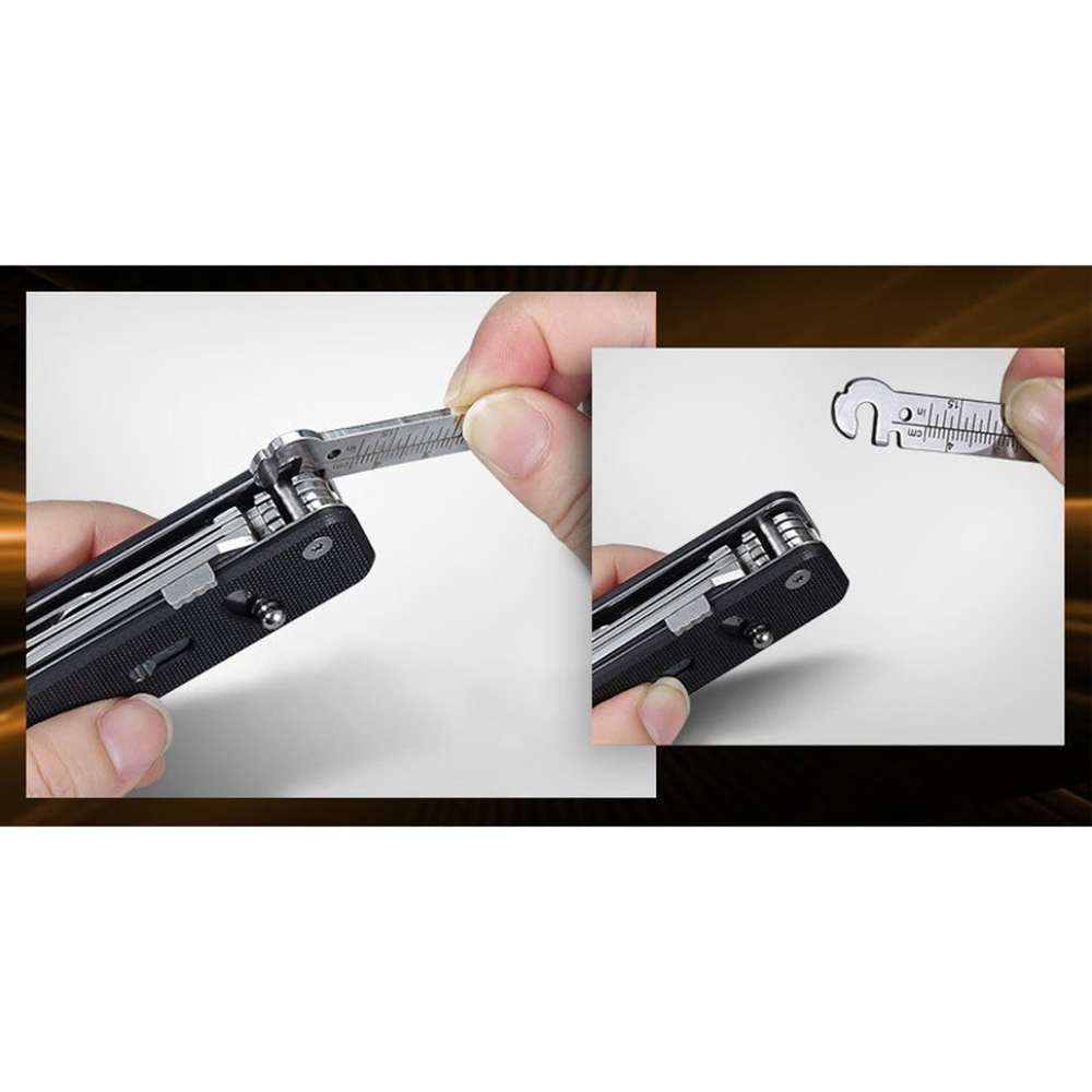 Мультитул ROXON Mini Flex Companion Black (S504G) Загальна довжина 101