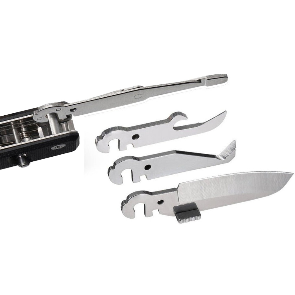 Мультитул ROXON Mini Flex Companion Black (S504G) Особливості кишенькова кліпса