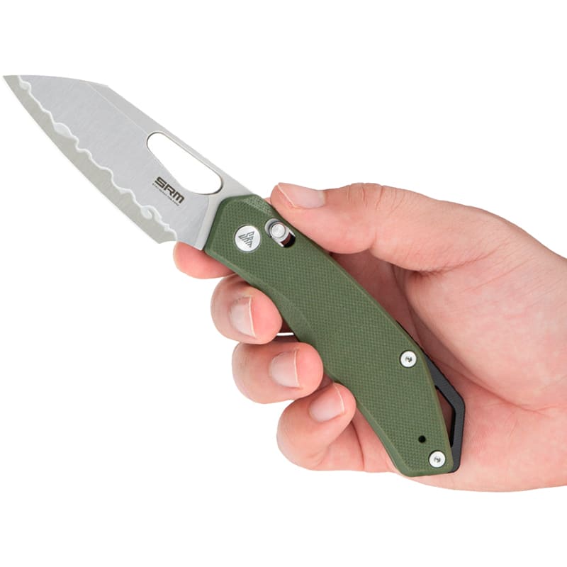 Покупка Нож складной SRM Cub 261M-GP2 Green