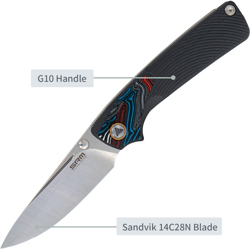 Зображення Ніж складаний SRM Dome 106M-GK Black