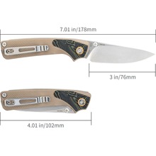 Ніж складаний SRM Dome 106M-GW Sandy