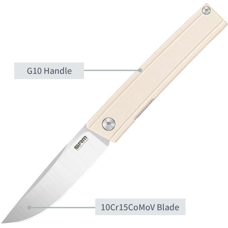 У Фокстрот Ніж складаний SRM Gent 401LC-GT White