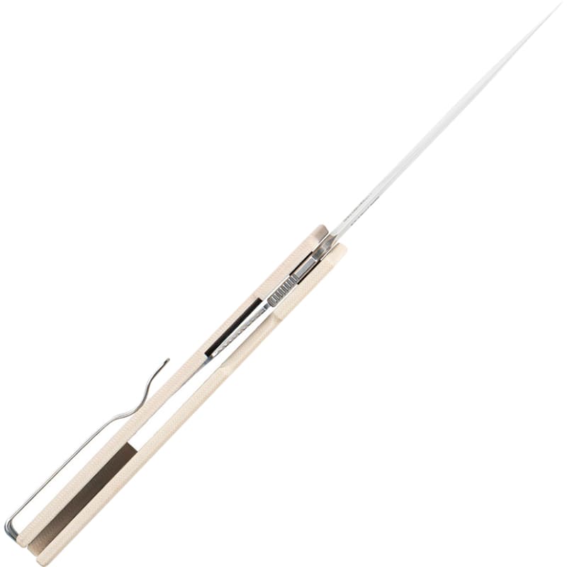 Ніж складаний SRM Gent 401LC-GT White Матеріал леза сталь 10Cr15CoMoV