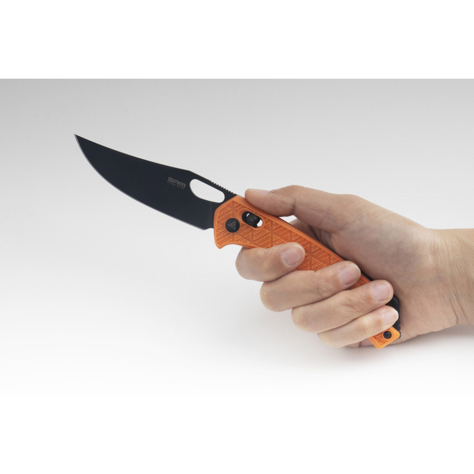 Нож SRM Retriever 9201-PJ Orange (8Cr13MoV) Тип стали 8Cr13MoV