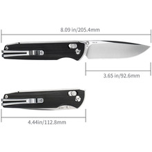 rest SRM Ніж складань Terrier 258L-GB, чорний