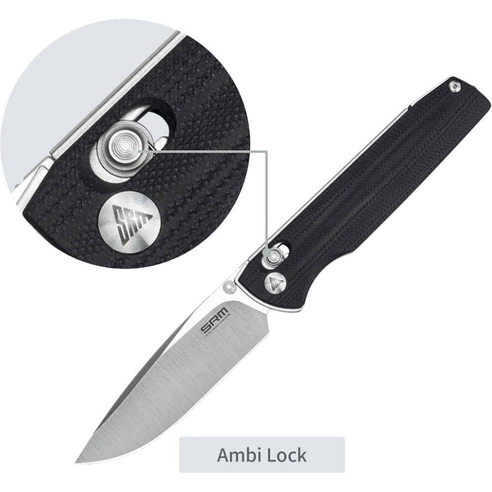 Покупка rest SRM Ніж складань Terrier 258L-GB, чорний