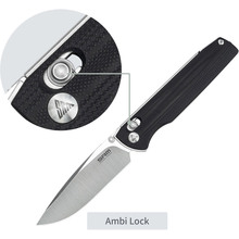 rest SRM Ніж складань Terrier 258L-GB, чорний