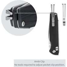 rest SRM Ніж складань Terrier 258L-GB, чорний