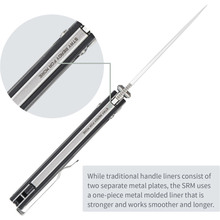 rest SRM Ніж складань Terrier 258L-GB, чорний