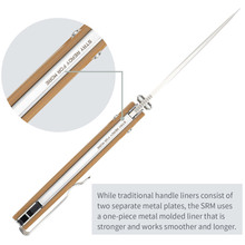 Ніж SRM Terrier 258L-GW2 Brown