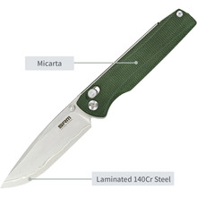 Нож SRM Terrier 258L-MG2 Green