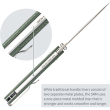 Нож SRM Terrier 258L-MG2 Green