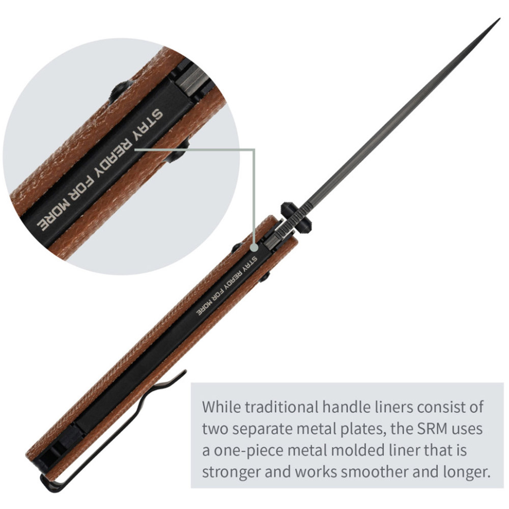 В Украине Нож SRM Terrier 258L-MN2 Brown