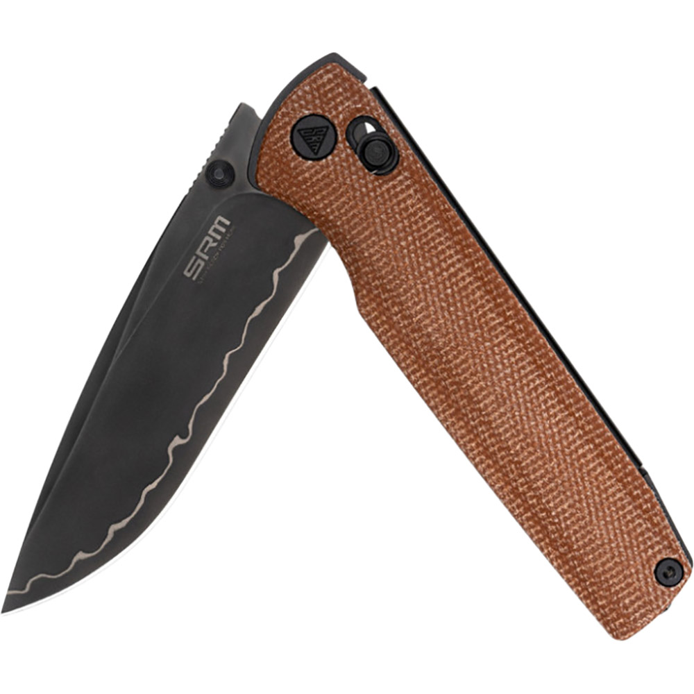 Нож SRM Terrier 258L-MN2 Brown Материал лезвия сталь 140Cr