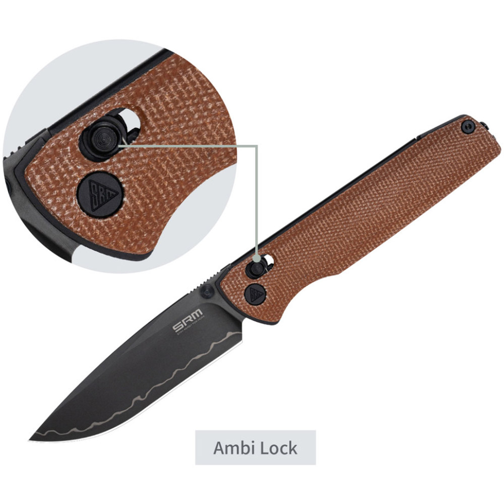 В интернет магазине Нож SRM Terrier 258L-MN2 Brown