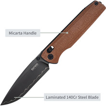 Нож SRM Terrier 258L-MN2 Brown