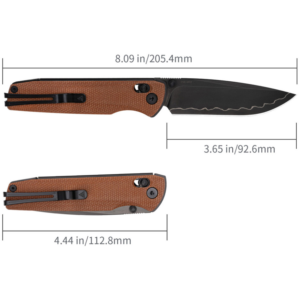 Покупка Нож SRM Terrier 258L-MN2 Brown