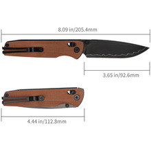 Нож SRM Terrier 258L-MN2 Brown