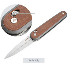 Нож SRM Twin 251MB-MN Brown