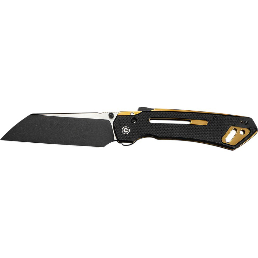 Ніж CIVIVI Buster FG Black (C24052-1) Додатково двопозиційна кліпса з нержавіючої сталі, керамічні підшипники в осьовому вузлі, замок Superlock