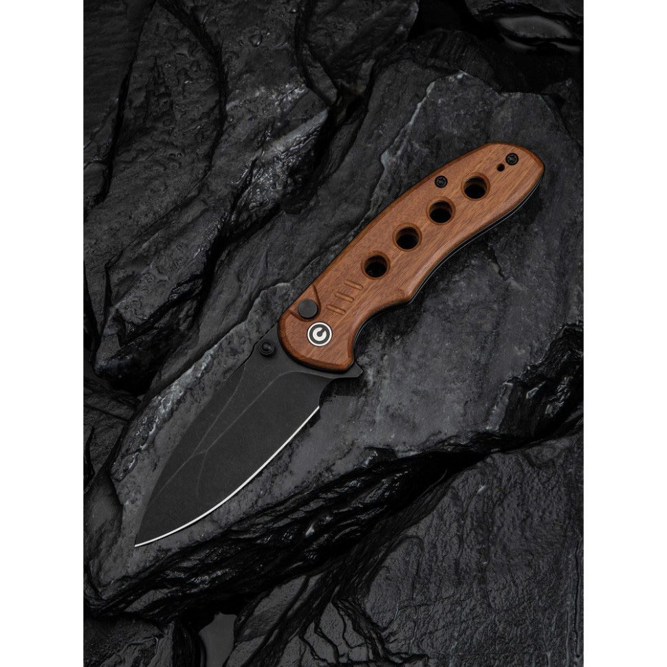 В Фокстрот Нож CIVIVI Triptych Guibourtia Wood (C23085B-3)