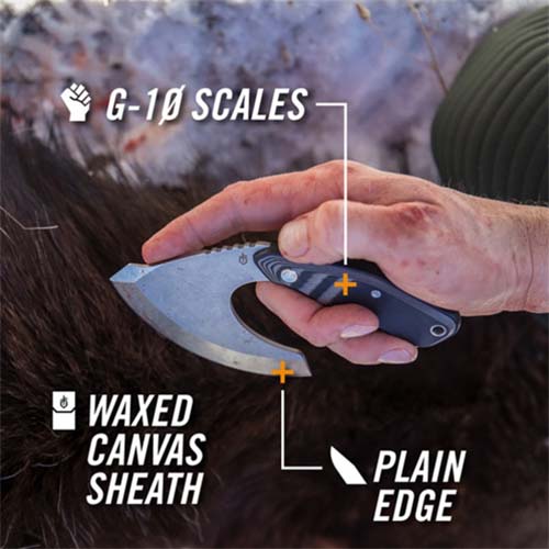 Нож GERBER DOWNWIND ULU (1059842) Материал лезвия нержавеющая сталь