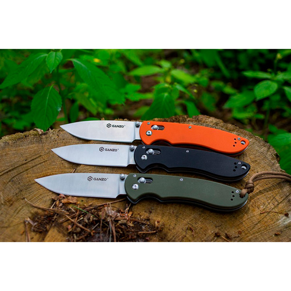 Нож GANZO G740-BK Black Тип стали 440C