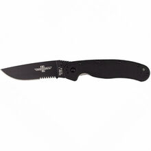 Нож складной ONTARIO RAT1 BS полусеррейтор Black (8847)