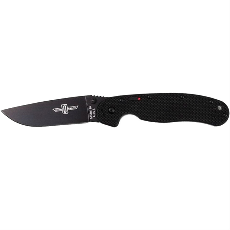 

Нож складной ONTARIO RAT-1A BP Black (8871), Ніж складний RAT-1A BP Black(8871)