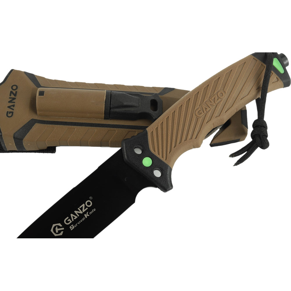 Ніж Ganzo G8012V2 Brown (G8012V2-DY) Тип сталі 8CR13
