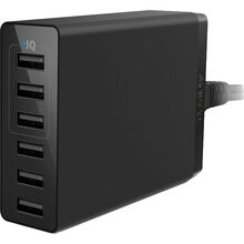 Зарядний пристрій ANKER PowerPort 6 Lite - 30W 6xUSB PowerIQ Black (A2061G11)