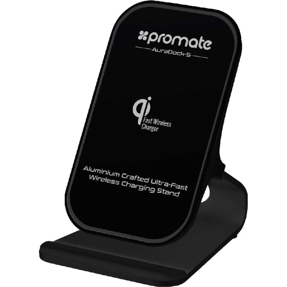 

Беспроводное зарядное устройство PROMATE AuraDock-5 Black (auradock-5.black), AuraDock-5 Black