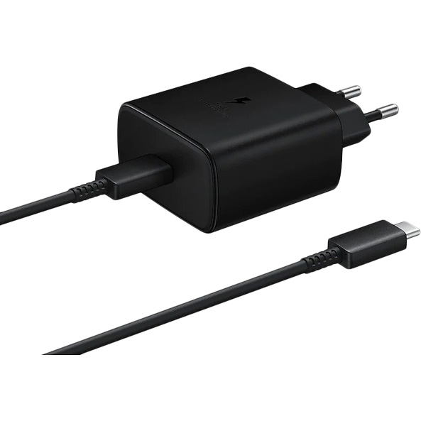 Зарядний пристрій SAMSUNG EP-TA845XBEGRU 45W SFC2.0 Type-C Тип мережевий зарядний пристрій