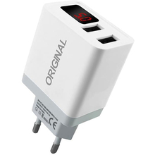 Мережевий зарядний пристрій XOKO Original WC-350з, 2 USB, 3.1A White (WС-350-WHT)