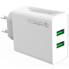 Сетевое зарядное устройство COLORWAY 2 USB Quick Charge 3.0 36W White