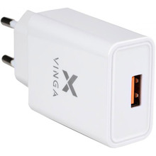 Сетевое зарядное устройство VINGA QC3.0 Quick Wall Charger (VWCQAW)