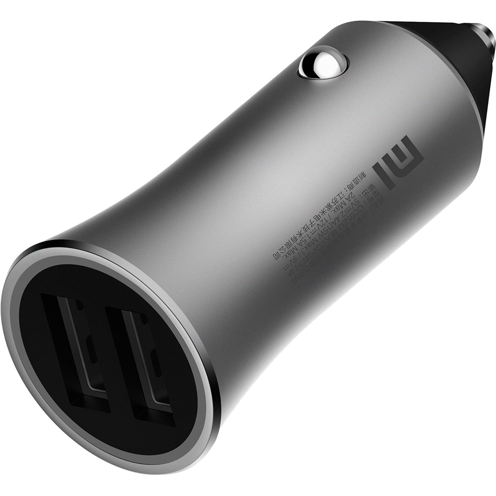 Автомобільний зарядний пристрій XIAOMI Mi Car Charger Pro Silver Тип автомобільний зарядний пристрій