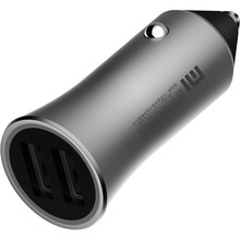 Автомобільний зарядний пристрій XIAOMI Mi Car Charger Pro Silver