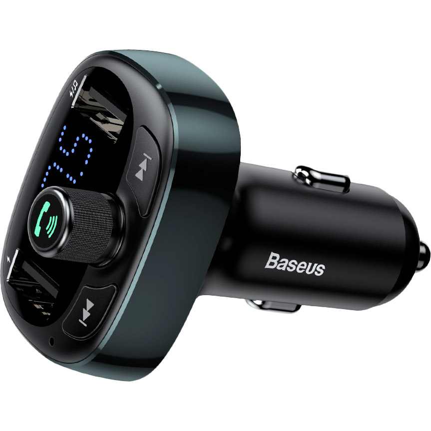 

Автомобильное зарядное устройство BASEUS Bluetooth FM Launcher 2.4A 2USB (gray), Bluetooth FM Launcher 2.4A 2USB (gray)