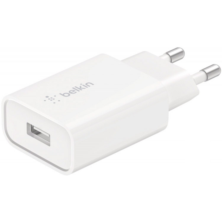 Сетевое зарядное устройство BELKIN Home Charger 18W USB-A 3A QC3 White (WCA001VFWH)