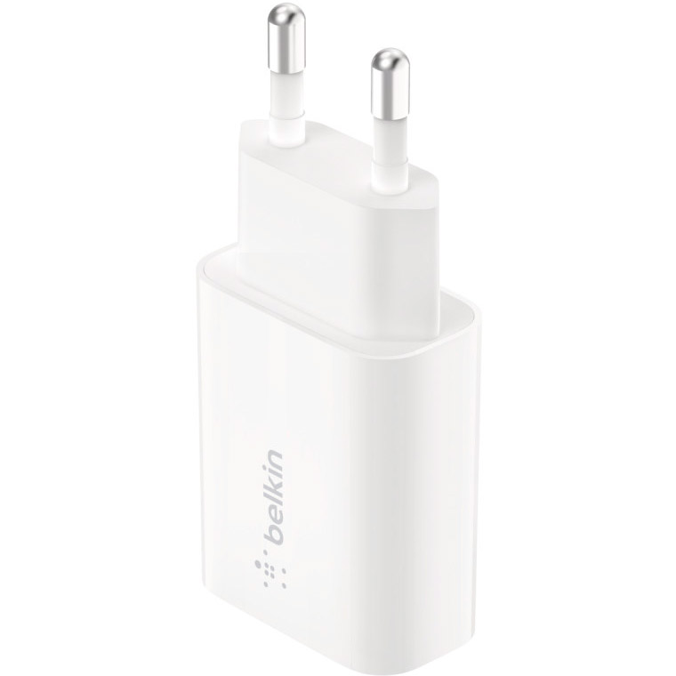 Сетевое зарядное устройство BELKIN Home Charger 18W USB-A 3A QC3 White (WCA001VFWH) Тип сетевое зарядное устройство