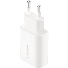 Сетевое зарядное устройство BELKIN Home Charger 18W USB-A 3A QC3 White (WCA001VFWH)