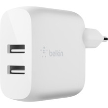 Зарядное устройство BELKIN Home Charger 24W DUAL USB 2.4A White (WCB002VFWH)