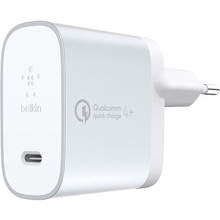 Сетевое зарядное устройство BELKIN Quick Charge 4.0 USB-C 1.2 м Silver (F7U074VF04-SLV)